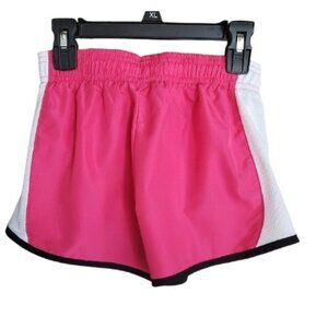 Athletic Girls M Athletic Shorts Pink White Workout Shorts Performance Athleisur